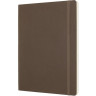 Блокнот MOLESKINE CLASSIC SOFT XLARGE, без разлиновки, коричневый QP623P14