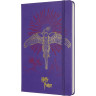 Блокнот MOLESKINE LE HARRY POTTER LARGE линейка, блестящий фиолетовый LEHP02QP060E
