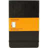 Блокнот MOLESKINE Reporter Pocket, линейка, чёрный QP511